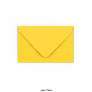 65x94 mm geel Envelop
