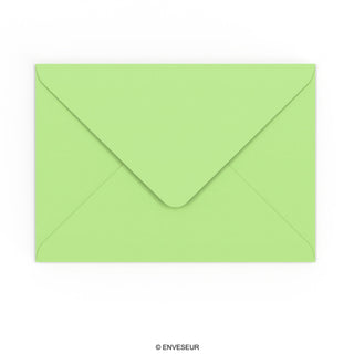 162x229 mm (C5) Lichtgroen Gekleurde Envelop