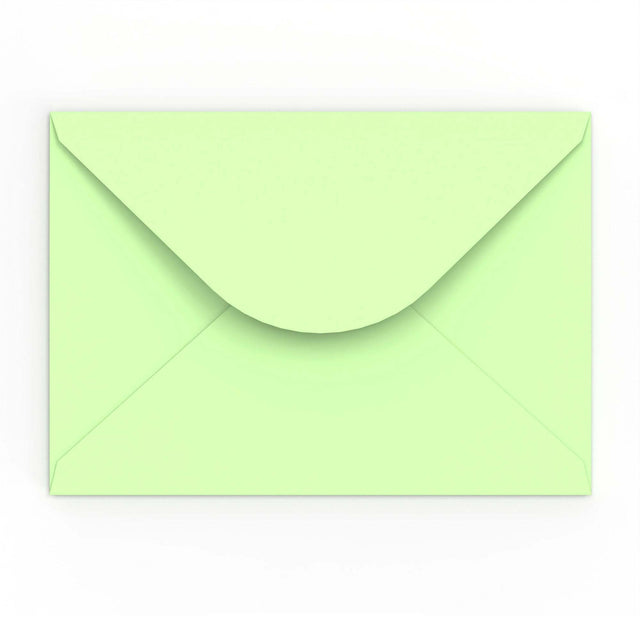 C5 Pale Green Gummed V-Flap Envelope (162 x 229mm)