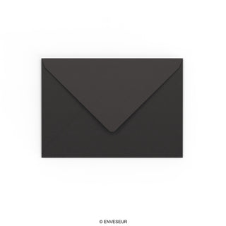 114X162 mm Zwart Envelop