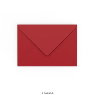 114x162 mm (C6) Donkerrood Envelop