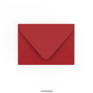 82x113 mm (C7) Donkerrood Envelop