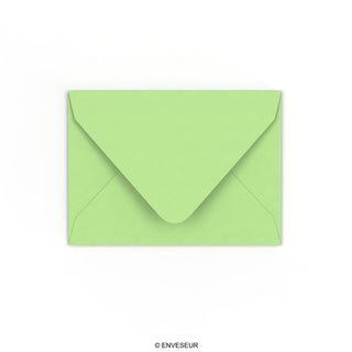 82x113 mm (C7) Lichtgroen Gekleurde Envelop