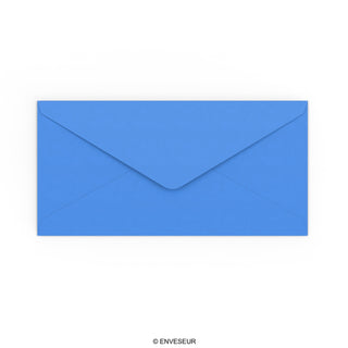 110x220 mm (DL) Helder Blauw Envelop