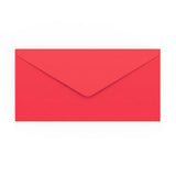 110x220 mm (DL) Helder Rood Envelop