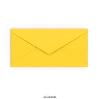110x220 mm (DL) geel Envelop