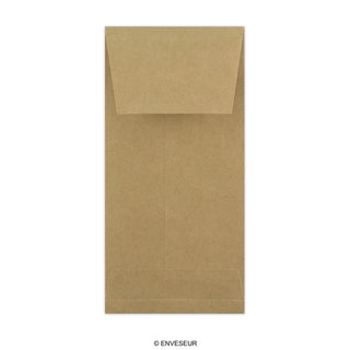 Kraftpapier enveloppen met zijvouw
