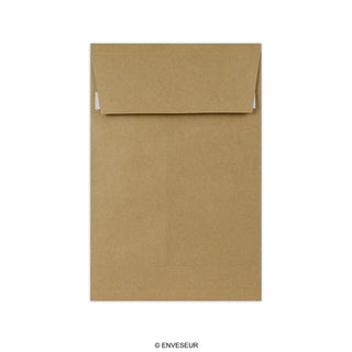 Kraftpapier enveloppen met zijvouw