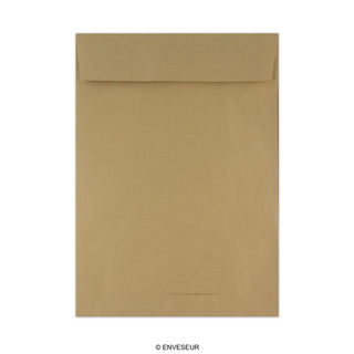 Kraftpapier enveloppen met zijvouw
