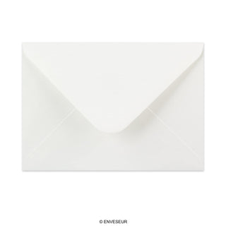 133x184 mm Wit Gelegde Envelop