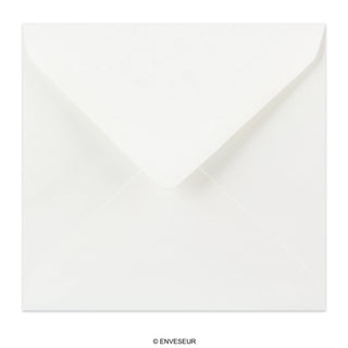 155x155 mm Wit Gelegde Envelop