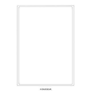 Witte klevende labels