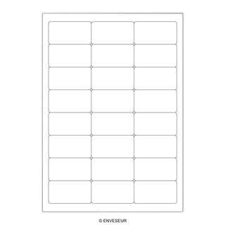 Witte klevende labels