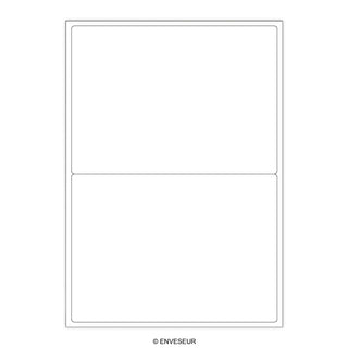Witte klevende labels
