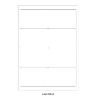 Witte klevende labels
