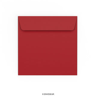 155x155 mm Donkerrood Envelop