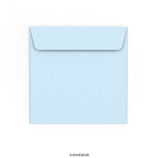 155x155 mm Lichtblauw Envelop