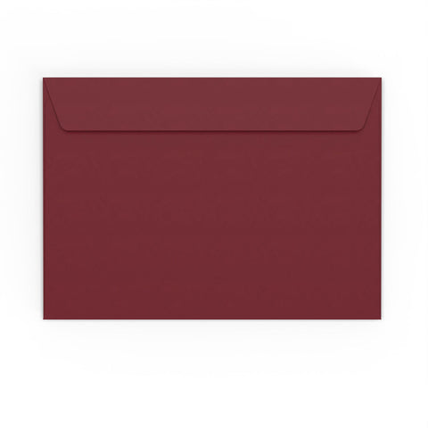 Burgundy envelopes Burgundy 162 x 229 mm (C5) Peel and Seal