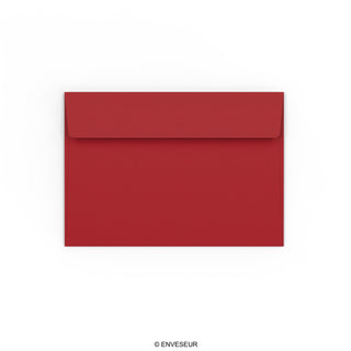 114x162 mm (C6) Donkerrood Envelop