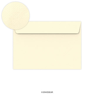 ivoor gelegde envelop 114x162 mm (C6)