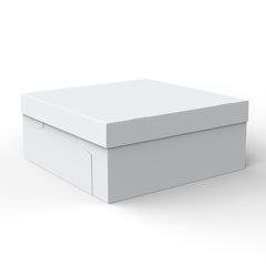 White Cardboard Boxes White 300 x 300 x 150 mm