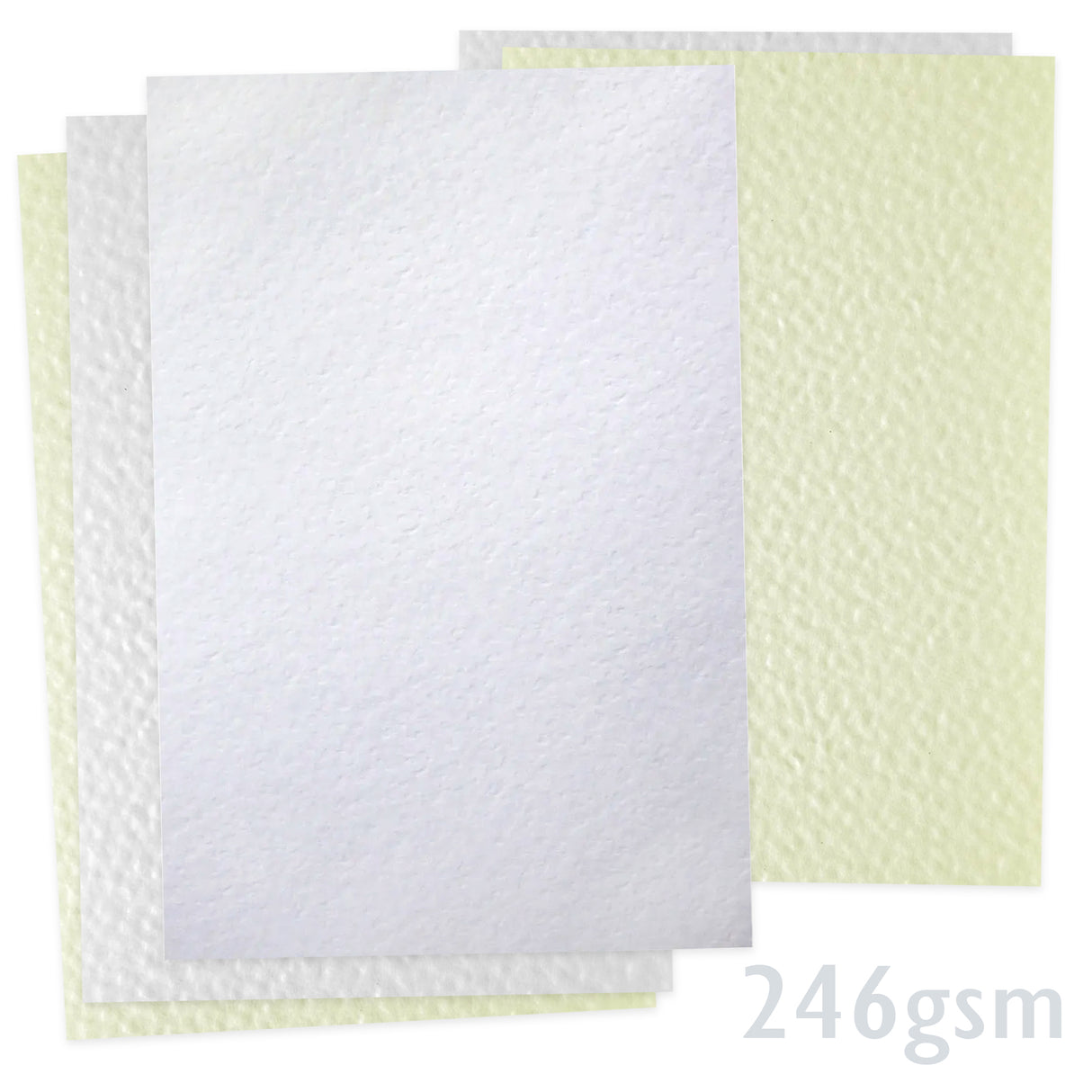 Gehamerd gestructureerd papier 246g/m²