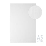 Wit geribd papier 185g/m²