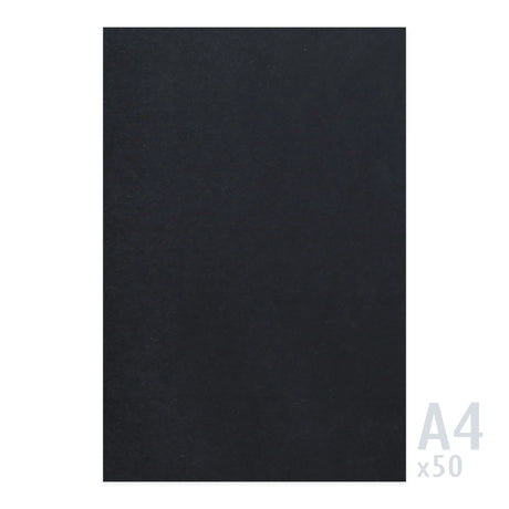 Zwart papier 225g/m² - 50 A4 vel