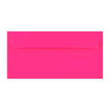 110x220 mm (DL) Neon Roze Envelop met Venster