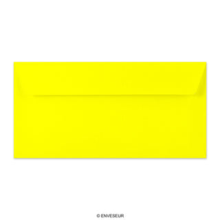 110x220 mm (DL) Neon Geel Envelop