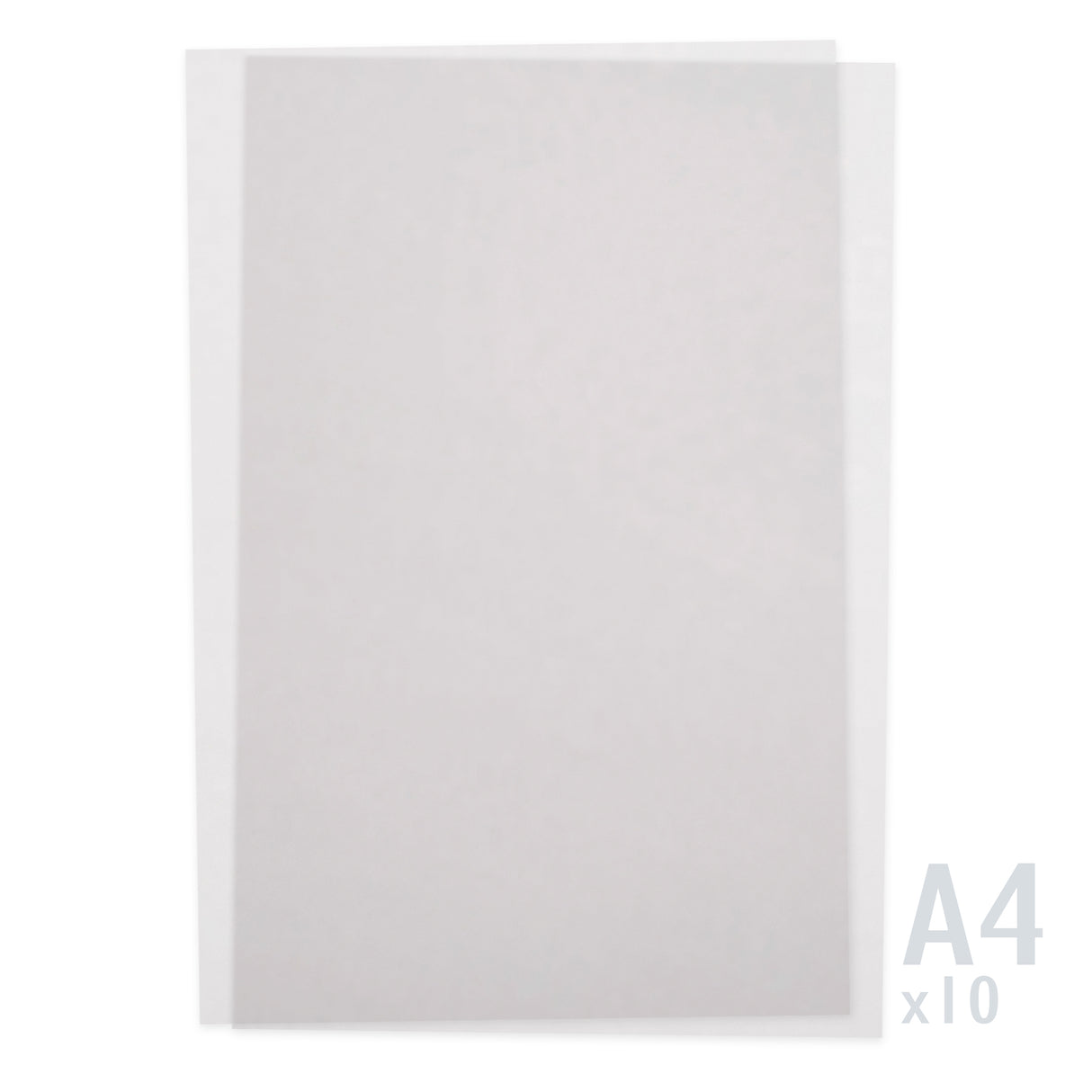 Transparant papier 90g/m² - 10 A4 vel