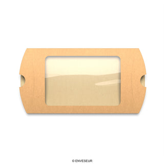 Kraftpapier gondeldoosjes met venster