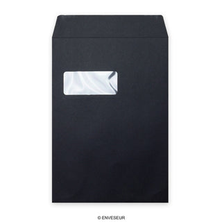 324x229 mm (C4) Zwarte Post Marque-envelop