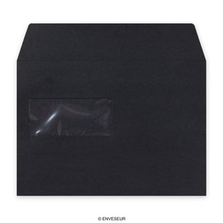 162x229 mm (C5) Zwarte Post Marque-envelop