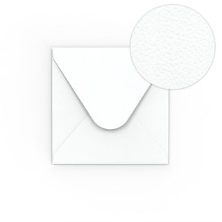 Witte envelop met hamerslageffect 110x100 mm