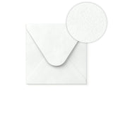 Witte envelop met hamerslageffect 110x100 mm