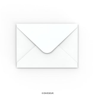 125x175 mm Witte envelop, hamerslag