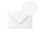 Witte envelop met hamerslageffect 82x113 mm (C7)
