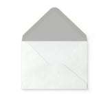 Witte envelop met hamerslageffect 82x113 mm (C7)