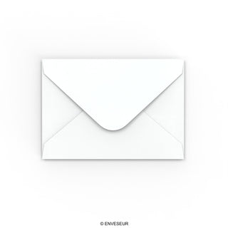 Witte envelop met hamerslageffect 114x162 mm (C6)