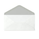 Witte envelop met hamerslageffect 110x220 mm (DL)