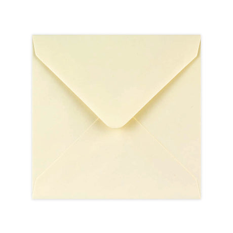 140x140 mm Ivoor Geweven Envelop