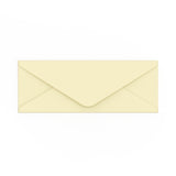 80x215 mm Ivoor Geweven Envelop
