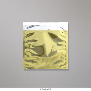 Glanzende metaalachtige foliezakken