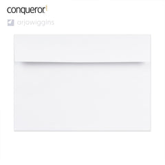 162x229 mm (C5) Diamant Wit Conqueror Geweven Envelop